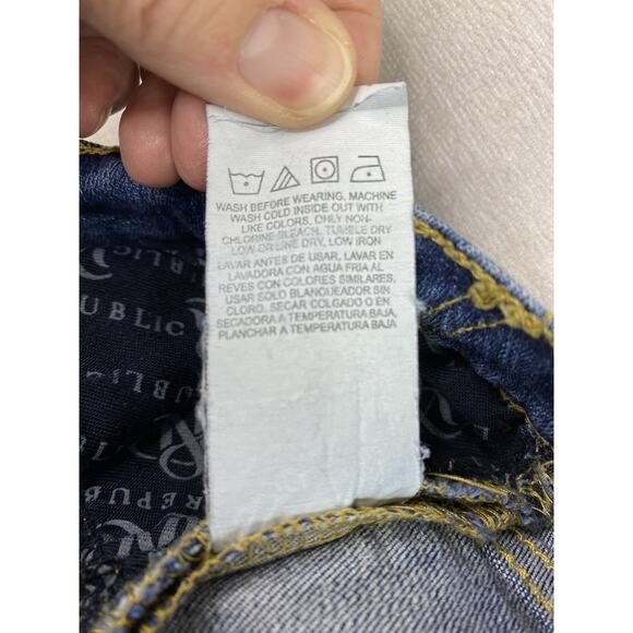 Rock & Republic Kasandra Bootcut Jeans Womens 10 Blue Mid Rise Stretch Denim - Picture 13 of 13